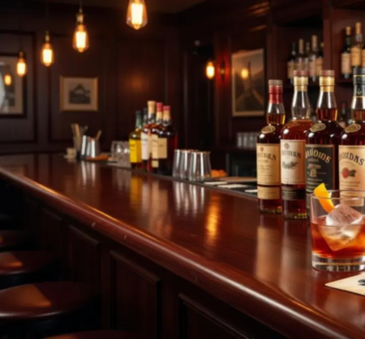 Kolorowe koktajle i drinki z menu baru VESTO CLUB